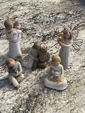5 WILLOW TREE 5.5”+/- Angels Embrace Friend Kindness Boy wDog Boy Sister&Brother picture