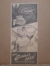 1943 John Eichler Brewing Co Beer Newspaper Ad New York City picture