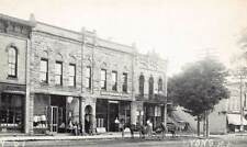 Lyons MI Michigan Late 1800s Vintage Postcard Ionia County Main Street Drugstore picture