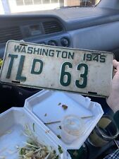 1945  Washington Trailer License Plate picture