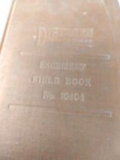 Vintage DIETZGEN No. 10404 Engineer Level Book Field Notes - 1914 picture