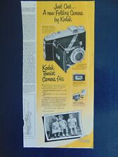 1948 KODAK TOURIST f/45 Folding Camera vintage art print ad picture