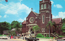 VINTAGE ORLANDO FL FLORIDA POSTCARD TRINITY LUTHERAN CHURCH 1957 1961 081423 S picture