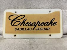Vintage Chesapeake Cadillac Jaguar Booster License Plate picture