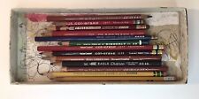 Lot of 13 Vintage Pencils Colored and Standard Artist Brands USED picture