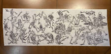 Tenugui Towel Kawanabe Kyosai Japanese Ukiyo-E 100 x 35cm Cotton 100% Gift picture