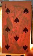 1888 PLAYING CARD Tobacco Card HOLD to LIGHT Kinney Cigarettes N233 8 SPADES picture