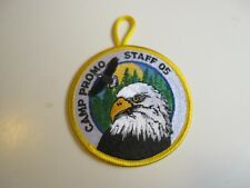 Vintage Scouting 2005 Camp Promo Staff Cloth Patch BIS picture