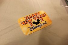 Happy New Year 2002 Disneyland Resort Button picture