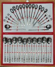 Vintage 52 Piece Korean Chopstick Spoon Fork Set Stainless Steel Authentic  picture