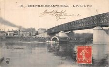 CPA Belleville-sur-Saône le port et le pont (129952) picture