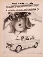 1964 Print Ad Fiat 1100 D Sedan 4-Door Cars Imported from Italy picture