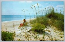 Beautiful Sandy Beaches Florida FL Postcard UNP VTG Koppel Unused Vintage Chrome picture