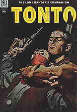 Lone Ranger's Companion Tonto, The #16 VG; Dell | low grade - August 1954 wester picture