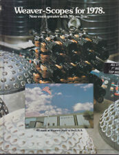 Weaver-Scopes Catalog 1978 target Wider-View Model K Variables Optical &c picture