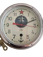 🔥USSR Submarime  Clock Wind Up Works Excellent Condition 8355 94-1 picture