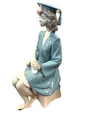 LLADRO 5546 Black Legacy Collection w Box Graduation Reaching The Goal VTG picture