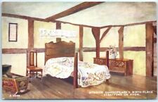 Postcard - Interior Shakespeare's Birthplace, Stratford-upon-Avon, England picture