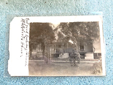 RPPC MRS ROBERTS HOUSE  BROWNSBURG IN Hendricks County Indiana  Postcard picture