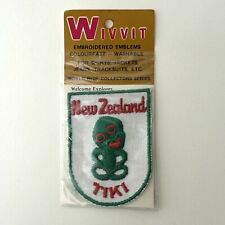 Vtg New Zealand Tiki Patch Maori Hei-Tiki Embroidered Worldwide Collector Series picture