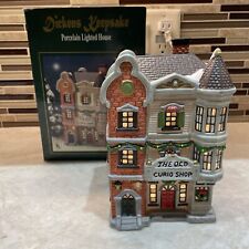 Dickens Keepsake Porcelain Lighted House The Old Curio Shop Christmas Village picture
