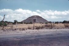 1961 Pyramid of the Sun Teotihuacán Mexico February Vintage 35mm Slide picture