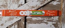 VINTAGE LIFESAVERS PORCELAIN SIGN DOOR PUSH BAR STORE MINT WINT-O-GREEN CANDY picture
