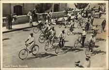 Bermuda Multiple Bicycles c1920s Real Photo Postcard picture