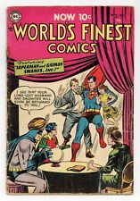 World's Finest #73 GD+ 2.5 RESTORED 1954 picture