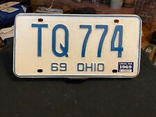 1969 Ohio Vintage License Plate TQ 774 picture