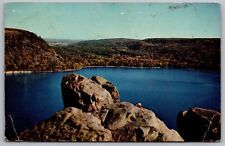 Mountain View Devils Lake Wisconsin State Park Baraboo Wis Waterfront Postcard picture