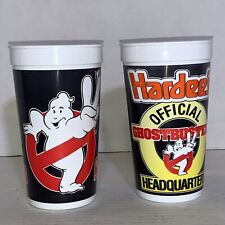 VINTAGE 1989 GHOSTBUSTERS 2 HARDEES PLASTIC CUP MOVIE PROMO HEADQUARTERS CUP picture