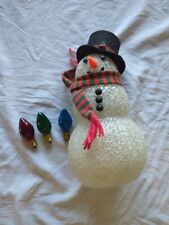 Vintage Avon Chilly Sam Light Up Snowman Snowman And Bulbs (ONLY) Christmas  picture
