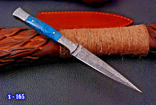 V42 handmade Damascus Steel Combat knife M48 full tang picture