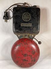 Nice Old Antique Vintage Edwards 810 Wall Electric Bell Alarm 4650 picture