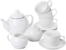 BTaT- Royal Tea Set, 4 Tea cups (8oz), Tea Pot (32oz), Creamer and Sugar Set picture