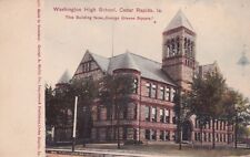 Washington High School Cedar Rapids Iowa IA Postcard B11 picture