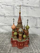 Vintage Russian Wood Carved Onion Dome Church Cathedral St Basil 9