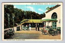 St Petersburg FL-Florida, The Gang Plank Jungle Prado, Vintage Postcard picture