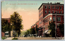 Elkins, West Virginia - Davis Ave. Looking North - Vintage Postcard - Posted picture