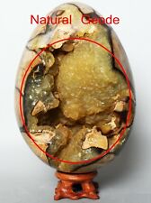 6.24 LB Polished DRAGON SEPTARIAN Calcite GEODE SPHERE EGG Mineral Specimen picture