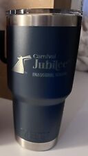 Carnival Jubilee Cruise Lines Inagural Season 32Oz Blue YETI Limited Edition picture