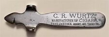 1910s C. R. Wurtz Cigars Thedore Jakubke Agent Cigar Box Opener CBO-DHM-10 picture