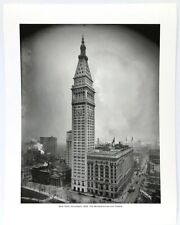 Vintage Print of 1909 Large Format Photo of Metropolitan Life Tower NYC  picture