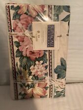 Vintage Wamsutta Supercale Floral Cotton Twin Flat Sheet NIP ~ Eloquence picture