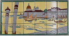 Vintage Scenic Tile Panel by Mosaic Tile Co. City of Venice Italy picture