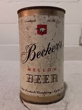 Beckers Mellow Beer flat top can picture