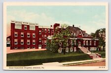 c1920s~Good Samaritan Hospital~Street View~Lebanon Pennsylvania PA~VTG Postcard picture