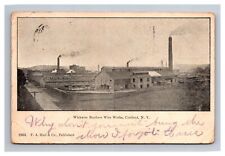Postcard Cortland New York Wickwire Brothers Wire Works Factory picture