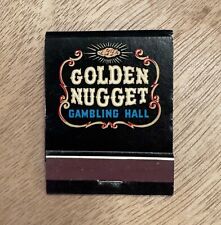 Vintage Matchbook Golden Nugget Gambling Hall Matches - Unstruck - Las Vegas picture